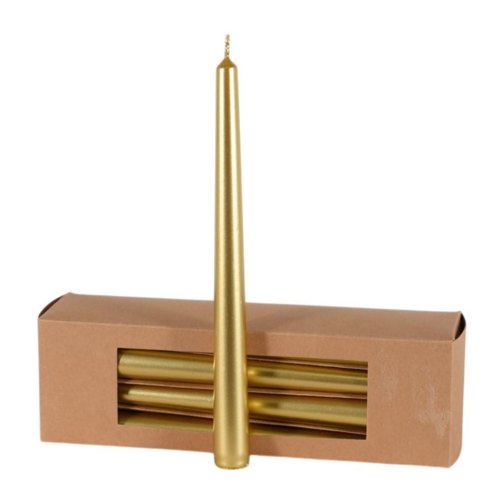 CANDELA METALLIZZATA H.250XD.21 MM. ORO